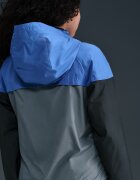 Nike Яке с качулка и джобове с цип Черен/Кралско Синьо/Tъмносив