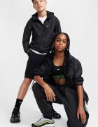 Nike Яке с качулка и три джоба Черен