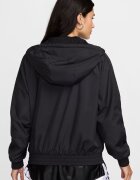 Nike Яке с качулка и UV защита Черен
