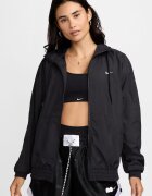 Nike Яке с качулка и UV защита - Черен