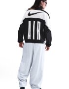 Nike Яке с цип и лого Бял/Черен