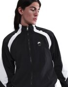Nike Яке с цип и лого Бял/Черен