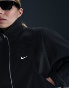Nike Яке с яка и лого Бял/Избеляло черно