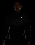 Nike Яке за бягане Miler с цип Черен/Tъмносив
