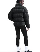 Nike Зимно яке с десен Черен/Бледозелен