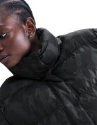 Nike Зимно яке с десен Черен/Бледозелен