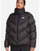 Nike Зимно яке с Therma Fit Technology - Бял/Черен