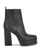 NINE WEST Боти Lorain от еко кожа с масивен ток - Черен