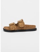 NINE WEST Чехли Uniri с каишка с тока - Античен бронз
