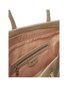 NINE WEST Дамска чанта CEO-Chelsea-Charm-II - бежова - текстил