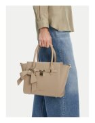 NINE WEST Дамска чанта CEO-Chelsea-Charm-II - бежова - текстилен материал