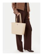 NINE WEST Дамска чанта CEO-HAMPSHIRE-IV-LDA - бежова - текстилен материал
