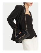 NINE WEST Дамска чанта модел GLAR2 - черна - от текстилен материал