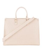 NINE WEST Дамска чанта модел LX10044 - бежова - синтетичен материал