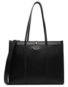 NINE WEST Дамска чанта - текстил - черна - Един размер INTL