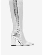 NINE WEST Дамски ботуши 5905588152675 - Синтетични - Сребърни