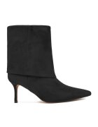 NINE WEST Дамски ботуши на ток - синтетични - черни
