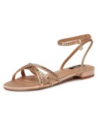 NINE WEST Дамски сандали - бежов/златист