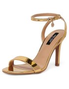 NINE WEST Дамски сандали златисти