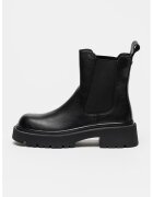 NINE WEST Кожени боти Zoe chelsea - Черен