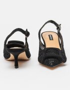 NINE WEST Обувки Nolla с котешки ток Черен