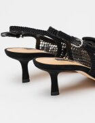 NINE WEST Обувки Nolla с котешки ток Черен