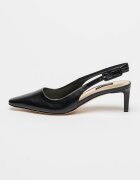 NINE WEST Обувки Yurri с отворена пета Черен