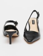 NINE WEST Обувки Yurri с отворена пета Черен