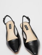 NINE WEST Обувки Yurri с отворена пета Черен