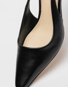 NINE WEST Обувки Yurri с отворена пета Черен