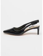 NINE WEST Обувки Yurri с отворена пета - Черен