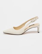 NINE WEST Обувки Yurri с отворена пета Мръснобял