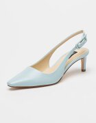 NINE WEST Обувки Yurri с отворена пета Светлосин