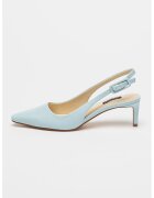 NINE WEST Обувки Yurri с отворена пета - Светлосин