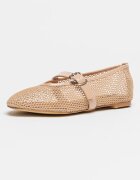 NINE WEST Пантофки Enaya Mary-Jane Бежов
