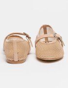 NINE WEST Пантофки Enaya Mary-Jane Бежов