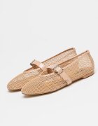 NINE WEST Пантофки Enaya Mary-Jane Бежов