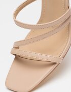 NINE WEST Сандали Indora от еко кожа Тъмнобежово