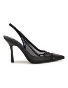 NINE WEST Заострени обувки Jermain от лачена кожа с ток Черен