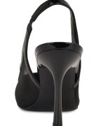 NINE WEST Заострени обувки Jermain от лачена кожа с ток Черен