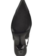 NINE WEST Заострени обувки Jermain от лачена кожа с ток Черен