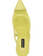 NINE WEST Заострени обувки Jermain от лачена кожа с ток Шам фъстък зелено