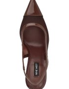 NINE WEST Заострени обувки Jermain от лачена кожа с ток Земен