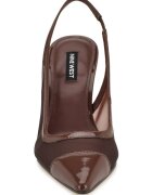 NINE WEST Заострени обувки Jermain от лачена кожа с ток Земен