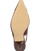 NINE WEST Заострени обувки Jermain от лачена кожа с ток Земен