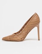NINE WEST Заострени обувки стилето Tatiana Карамел