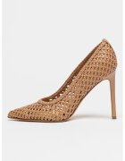 NINE WEST Заострени обувки стилето Tatiana - Карамел