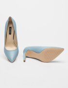 NINE WEST Заострени обувки стилето Tatiana Светлосин