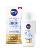 Nivea Слънцезащитен флуид sun triple protect skin с FPS50+ 40 мл