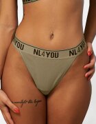 NL4YOU Бразилиана с лого Черен/Каки